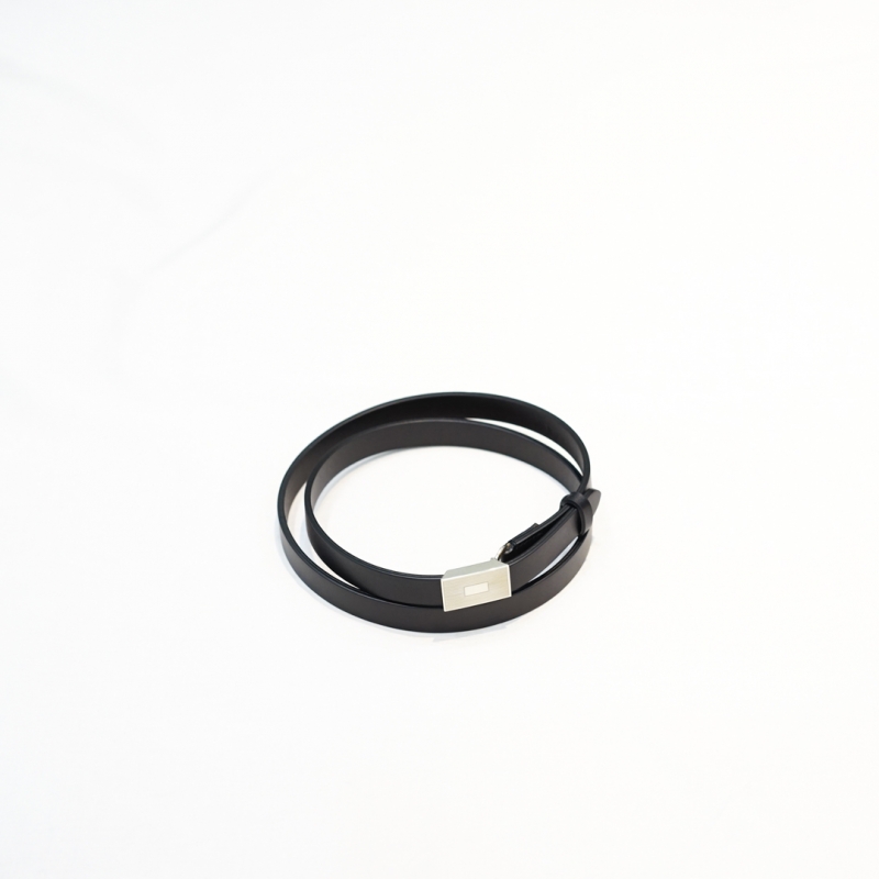 26SS AURALEE SLIDE BUCKLE BELT オーラリー M 26 S/S】【AURALEE】SLIDE BUCKLE BELT BROWN - THIRTY' THIRTY' STORE