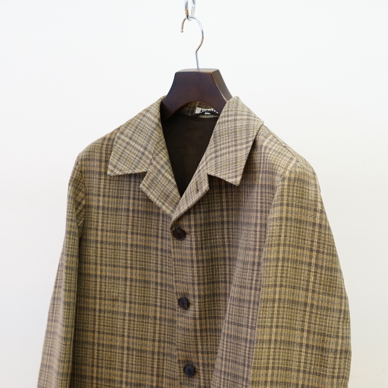 AURALEE (オーラリー) 26SS Collectionの新作、Silk Linen Nep Check