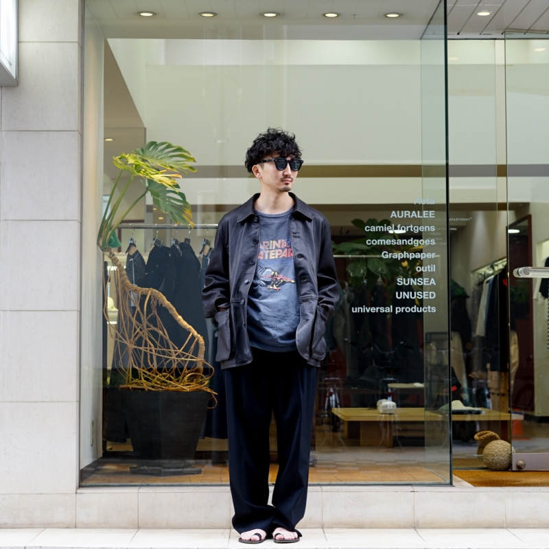AURALEE (オーラリー)26SS Collectionの新作、Texured Lamb Leather