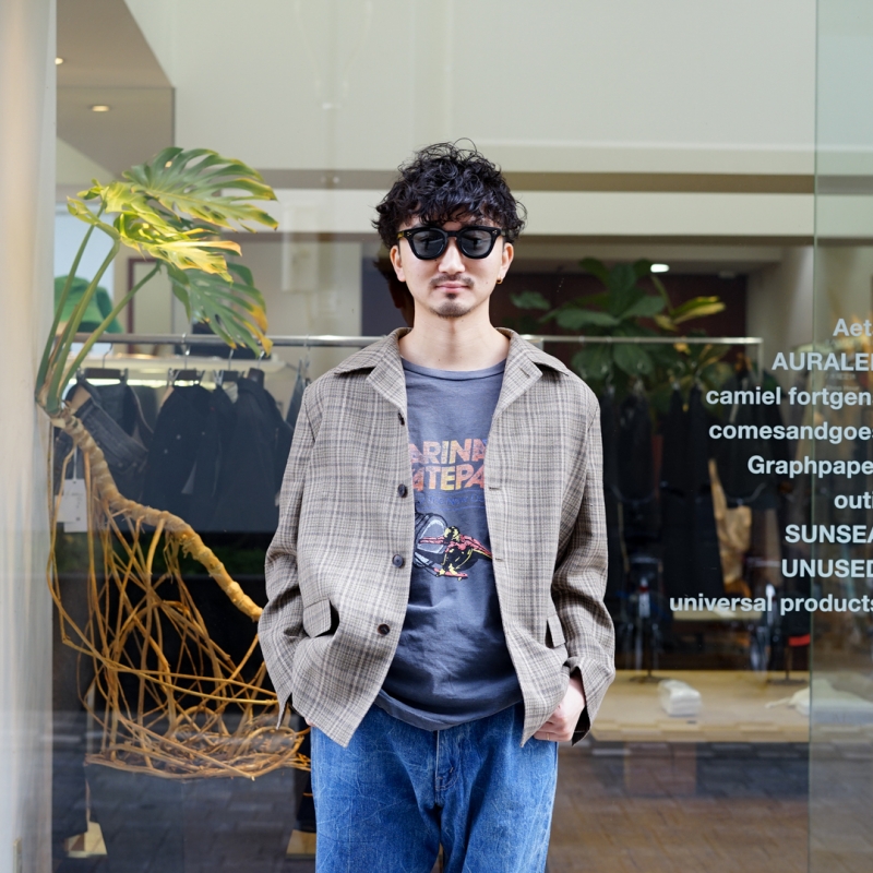 AURALEE (オーラリー) 26SS Collectionの新作、Silk Linen Nep Check