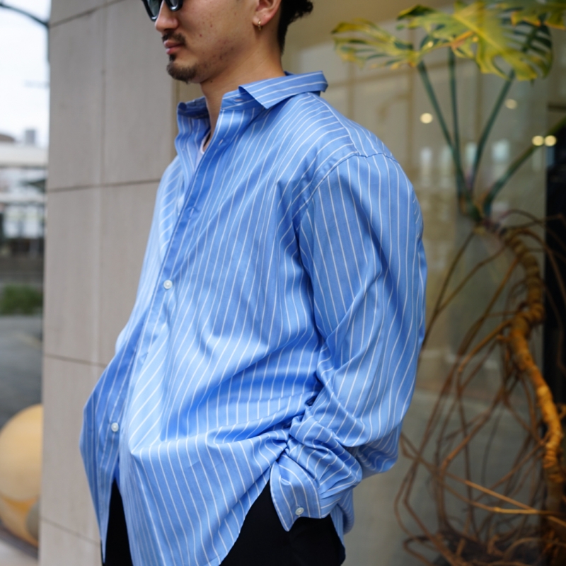 AURALEE(オーラリー) 26SS Collectionの新昨、Cotton Silk Stripe