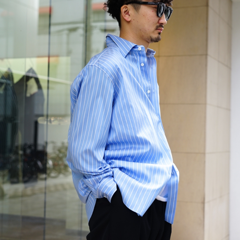 AURALEE(オーラリー) 26SS Collectionの新昨、Cotton Silk Stripe
