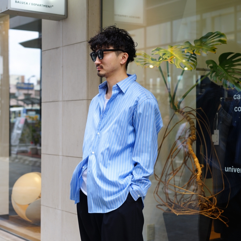 AURALEE(オーラリー) 26SS Collectionの新昨、Cotton Silk Stripe