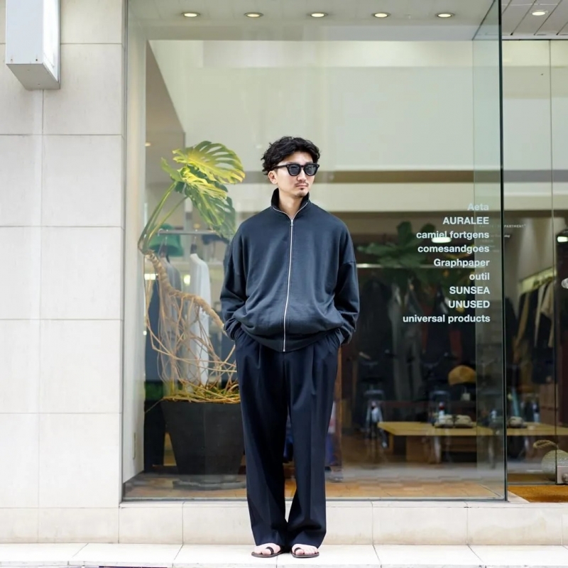 AURALEE (オーラリー)の新作、Super High Gauge Sweat Zip Blouson