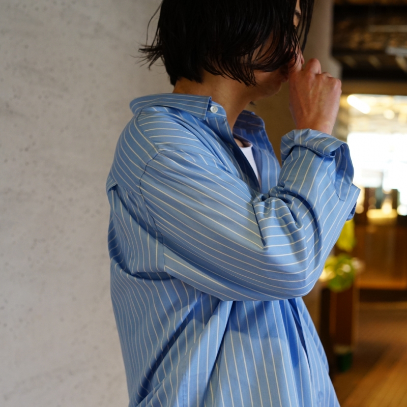 AURALEE(オーラリー) 26SS Collectionの新昨、Cotton Silk Stripe