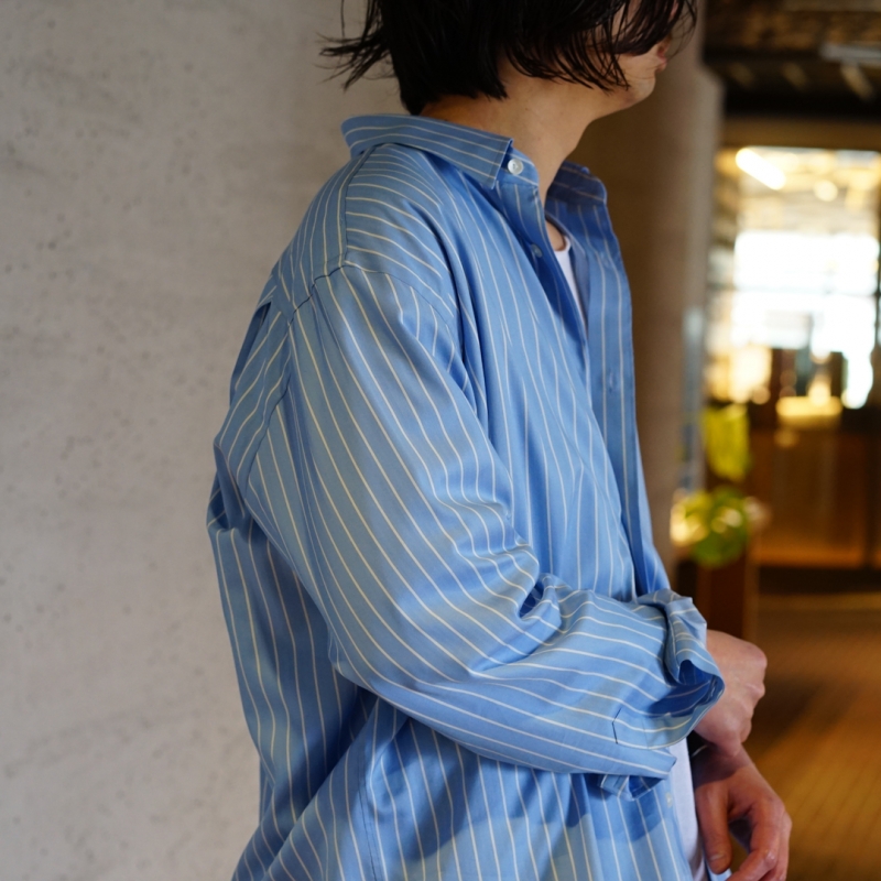 AURALEE(オーラリー) 26SS Collectionの新昨、Cotton Silk Stripe