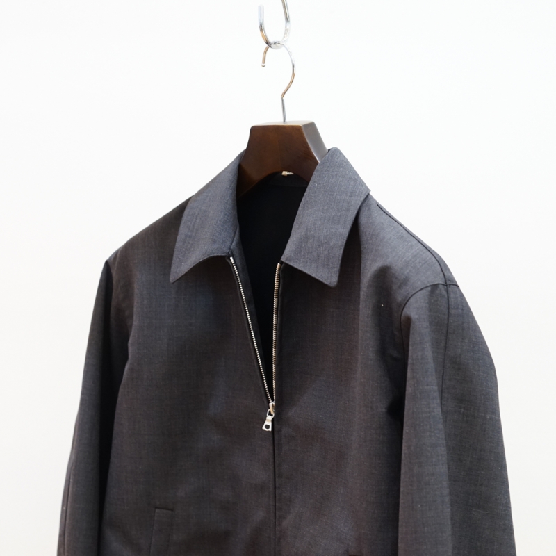 ジャケット・アウター AURALEE BONDEDTROPICALWOOL ZIP 26ss 5 AURALEE (オーラリー) 26SS Collectionの新作、Bonded Tropical Wool