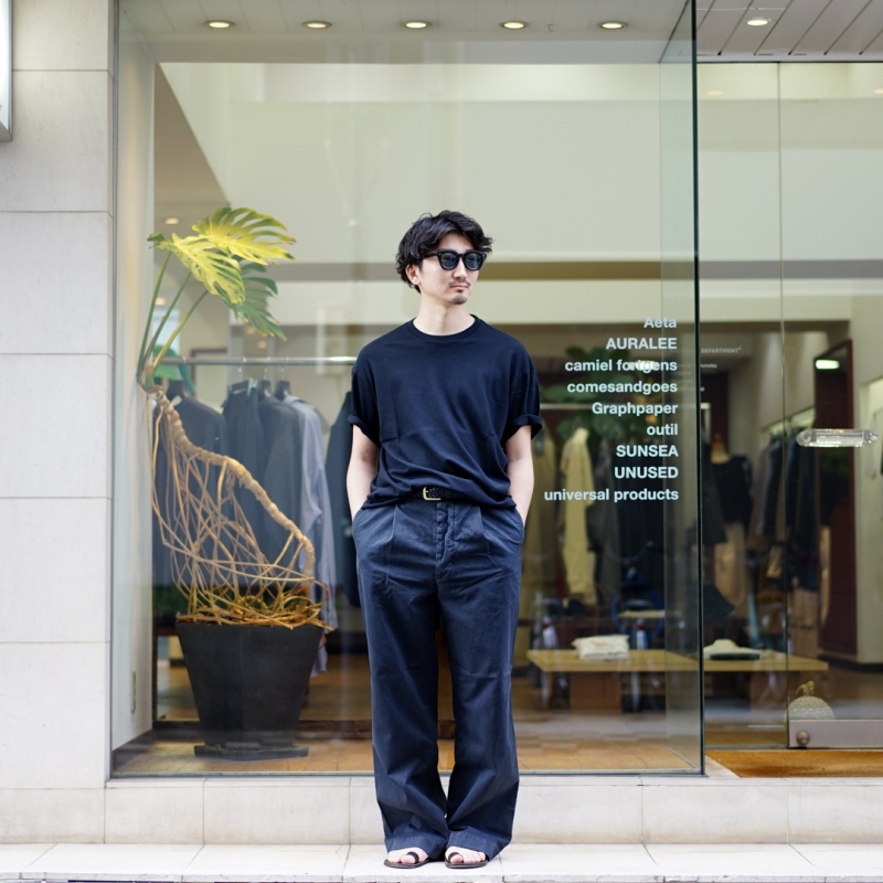AURALEE(オーラリー) 26SS Collectionの新作、Garment-Dyed Finx Light