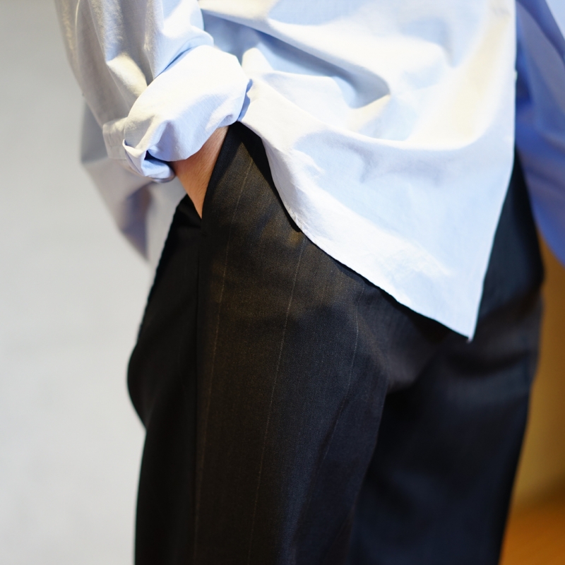 AURALEE(オーラリー) 26SS Collectionの新作、Bluefaced Wool Two-Tuck