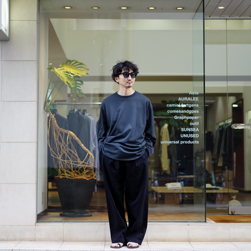 Graphpaper(グラフペーパー) 26SS Collectionの新作、Tri Spun Cotton