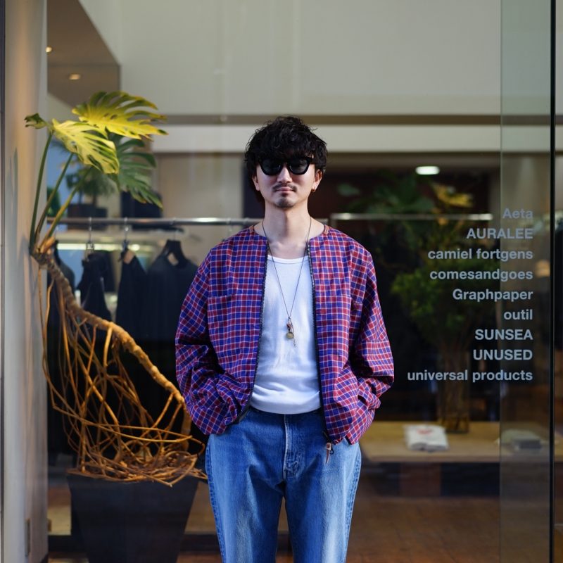 SUNSEA (サンシー) 31th Collectionの新作、(Reversible) Cotton Check