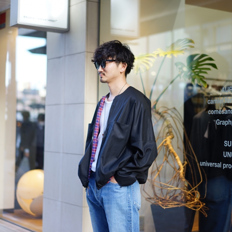 SUNSEA (サンシー) 31th Collectionの新作、(Reversible) Cotton Check