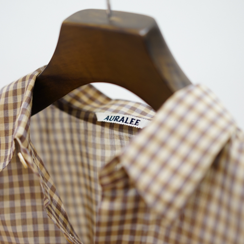 AURALEE(オーラリー) 26SS Collectionの新作、Airy Light Cotton Check