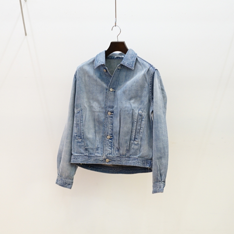 新品完売⭐️26SS auralee SELVEDGE DENIM BLOUSON AURALEE (オーラリー) 26SS Collectionの新作、Faded Selvedge Light