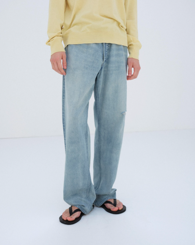 26SS AURALEE オーラリー 新作 ラグランプルオーバー サイズ1 水色 AURALEE(オーラリー) 26SS Collectionの新作、Faded Selvedge Light