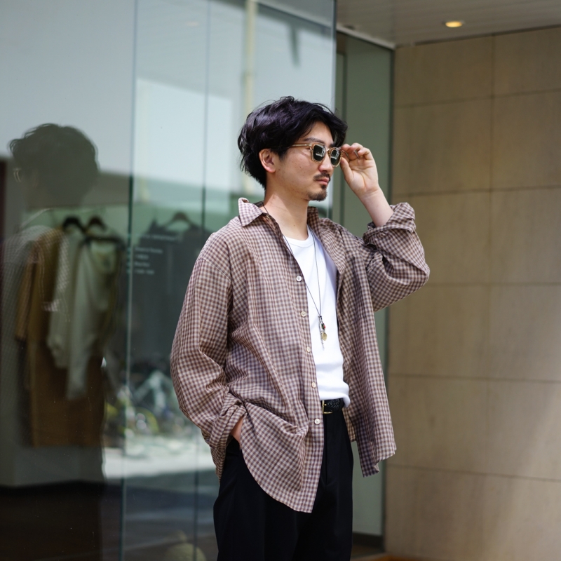 AURALEE(オーラリー) 26SS Collectionの新作、Airy Light Cotton Check