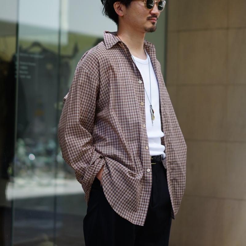 AURALEE(オーラリー) 26SS Collectionの新作、Airy Light Cotton Check