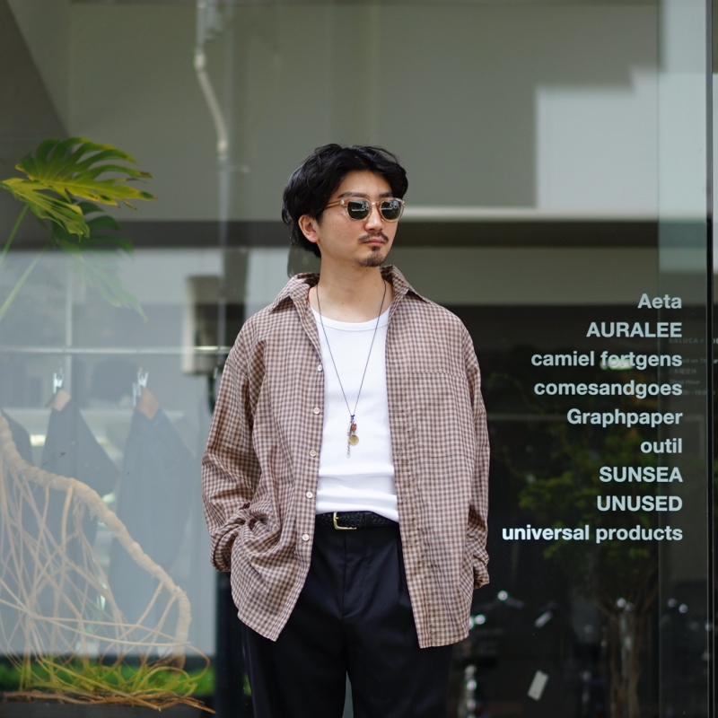 AURALEE(オーラリー) 26SS Collectionの新作、Airy Light Cotton Check