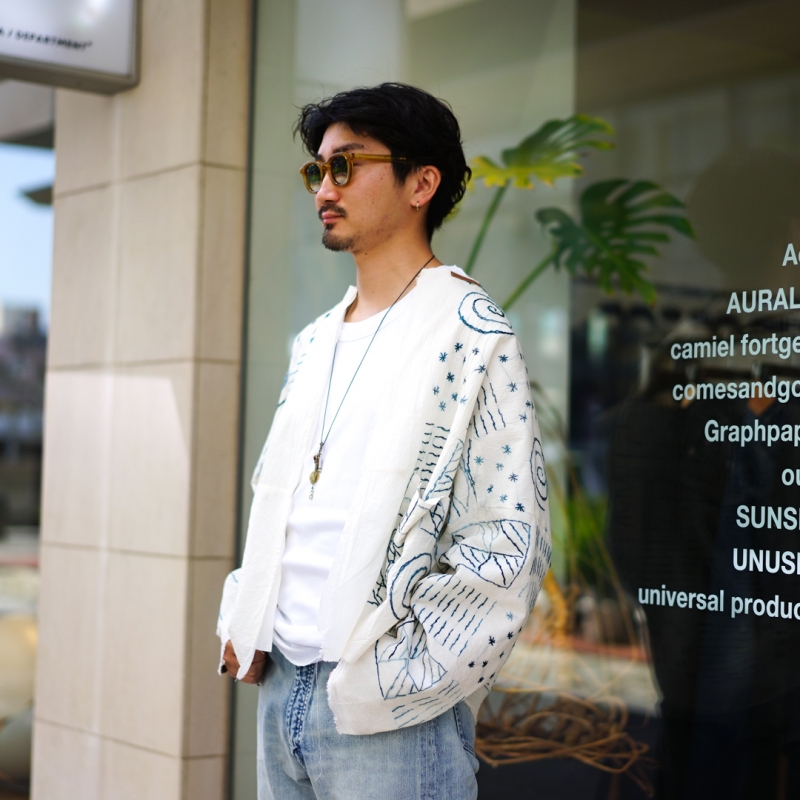 sunsea サンシー fancy embroidery blouson SUNSEA(サンシー) 31th Collectionの新作、Fancy Embroidery Blouson