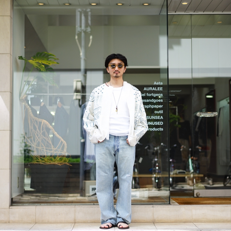 SUNSEA(サンシー) 31th Collectionの新作、Fancy Embroidery Blouson
