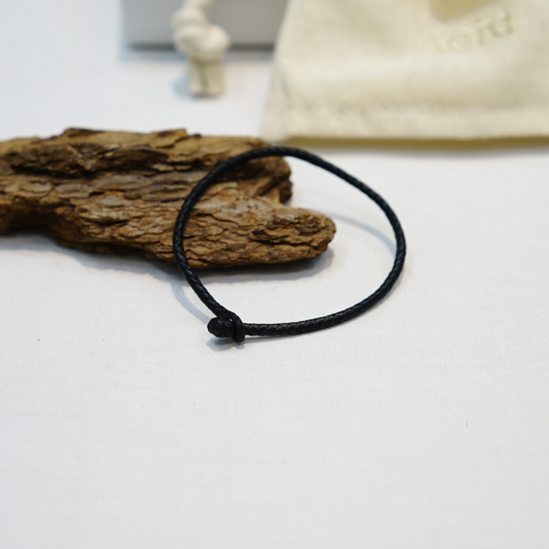 【Aeta】BRACELET / VC10 ブラック Aeta(アエタ) 26SS Colectionの新作、VC Bracelet Single (VC10)/Black