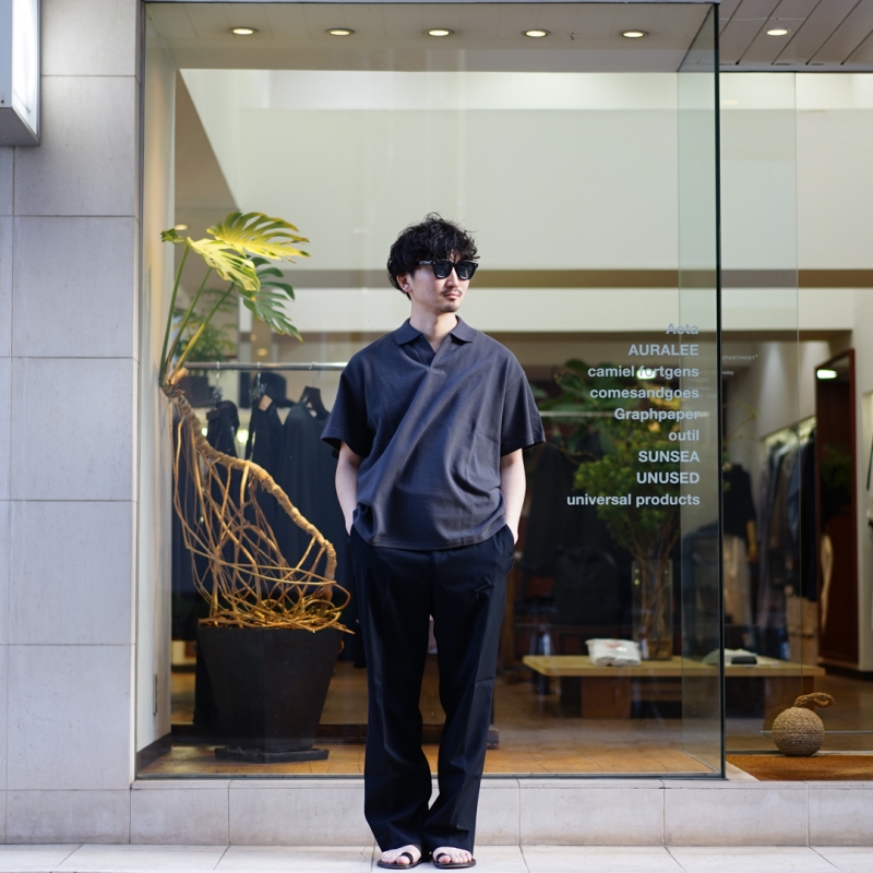 Graphpaper(グラフペーパー) 26SS Collectionの新作、Cotton Pique