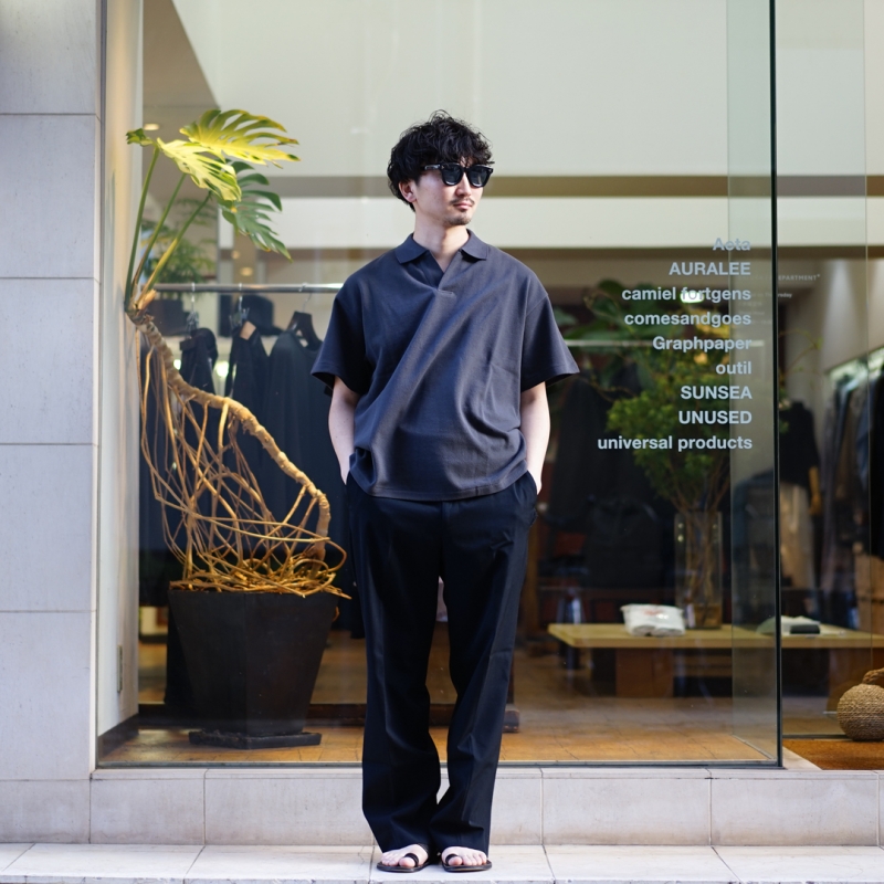 Graphpaper(グラフペーパー) 26SS Collectionの新作、Cotton Pique