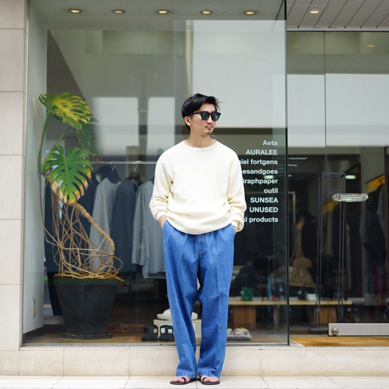 【新品】FARAH ファーラー Easy Wide Tapered Pants FARAH (ファーラー)の新作、Easy Wide Tapered Pants/Bleachのご紹介