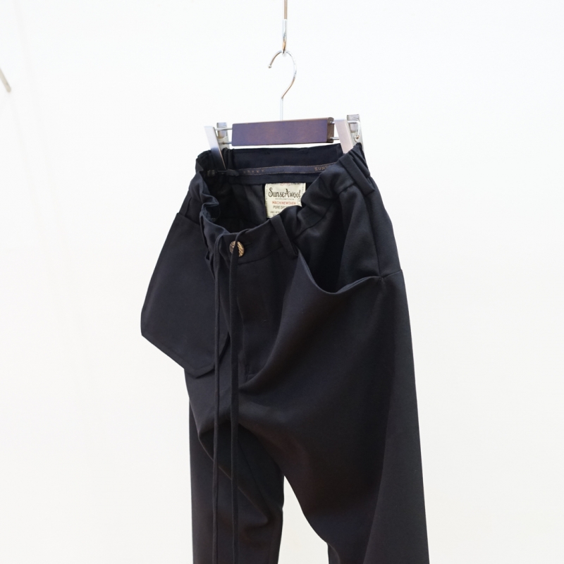 本日発売。SUNSEA 32th Collectionの新作、N.M Thickened w/耳