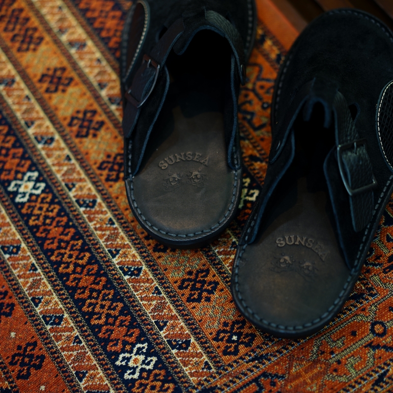 SUNSEA(サンシー) 32th Collectionの新作、Campagne Suede Sandalsのご