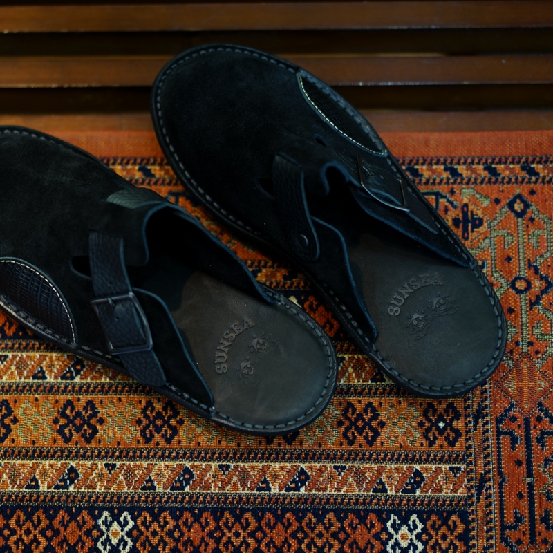 SUNSEA(サンシー) 32th Collectionの新作、Campagne Suede Sandalsのご