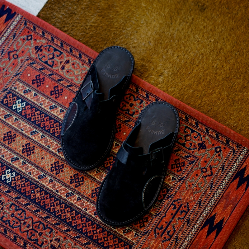 【新品未使用】sunsea Campagne Suede Sandal サイズ3 SUNSEA(サンシー) 32th Collectionの新作、Campagne Suede Sandalsのご