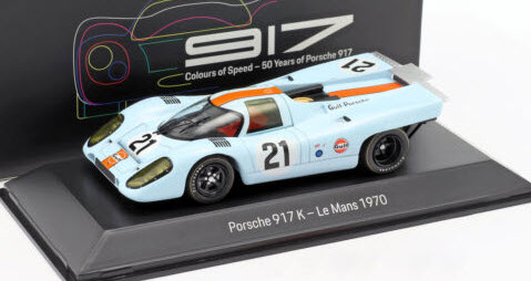 中古品 1/43 スパーク ポルシェ 917k ガルフ 栄光のルマン 1970年 スパーク Spark MAP02046219 1/43 ポルシェ 917 K #21 ガルフ ルマン