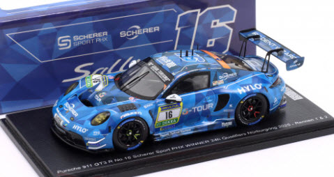 スパークモデル spark 43 911 991.1 GT3RS 2016 スパーク Spark 20252416 1/43 ポルシェ Porsche 911 GT3 R #16 Winner