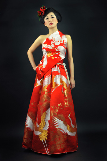 浅草 衣屋 弥姫乎 KIMONO REMAKE DRESSES MEEKO