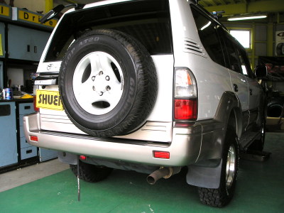 95プラド マフラー交換です | 4WD・四駆カスタム シューエイの毎日