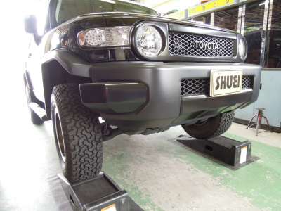 FJクルーザーのデフダウンキット取付けです。 | 4WD・四駆