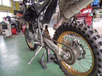 XR250 スプロケット交換です | 4WD・四駆カスタム シューエイの毎日