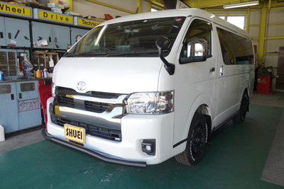 200系ハイエースへ増しリーフ取付！ | 4WD・四駆カスタム シューエイの毎日