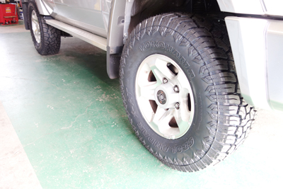 ランクルGRJ76のタイヤ交換！ | 4WD・四駆カスタム シューエイの毎日