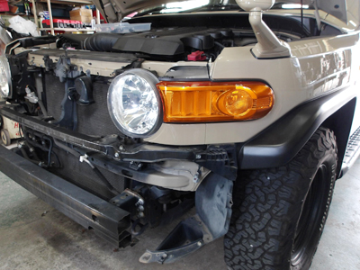 FJクルーザーのバンパー＆グリルのブラック化！ | 4WD・四駆カスタム