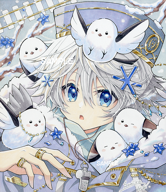 手描きイラスト＊Snow Fairy | すみれチップス～お絵描きと日常の記録～