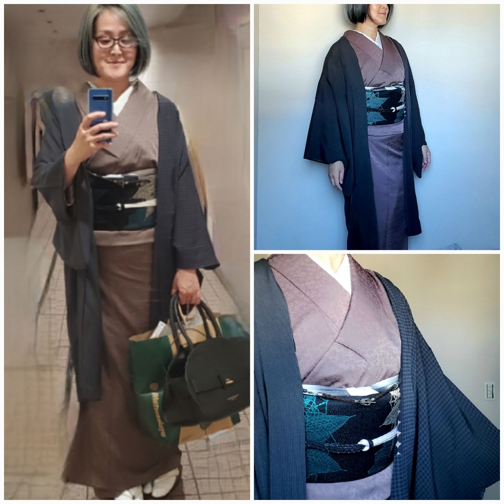 きものヱビス□ 長羽織 ボーダー