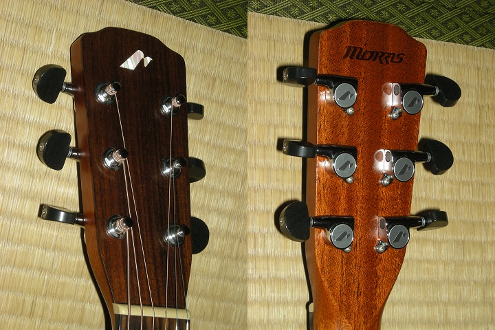 ギターMorris S-71のペグを交換した。 | おさかな大将の部屋