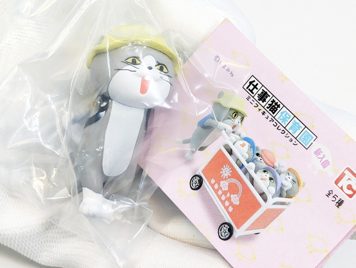 全種セット仕事猫保 園ミニフィギュアコレクション 新入園 仕事猫 ガチャガチャ　仕事猫保育園ミニフィギュアコレクション 新入園　全5種セット(レア2種入)　現場猫　ねこ　ネコ　保育園　園児　幼稚園