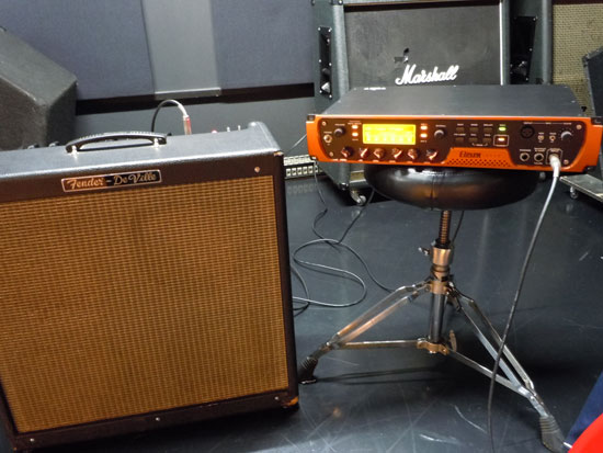 ライブで、Eleven Rackをプリアンプとして使う際の虎の巻