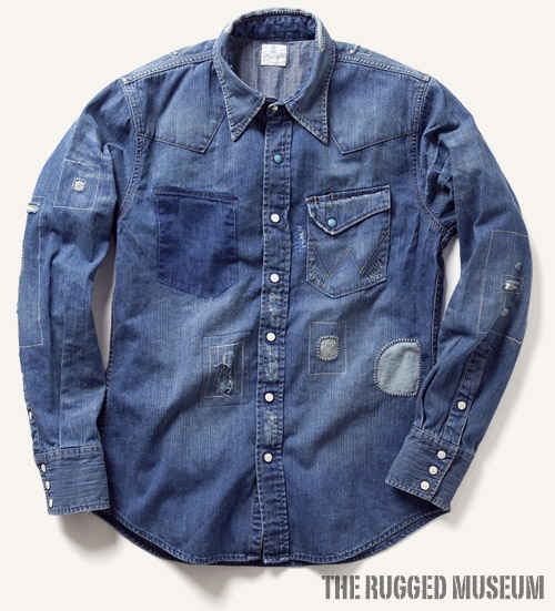 フリーアンドイージー　限定　ラングラーデニムシャツ Wrangler × Free＆Easy 100着限定 デニム シャツ
