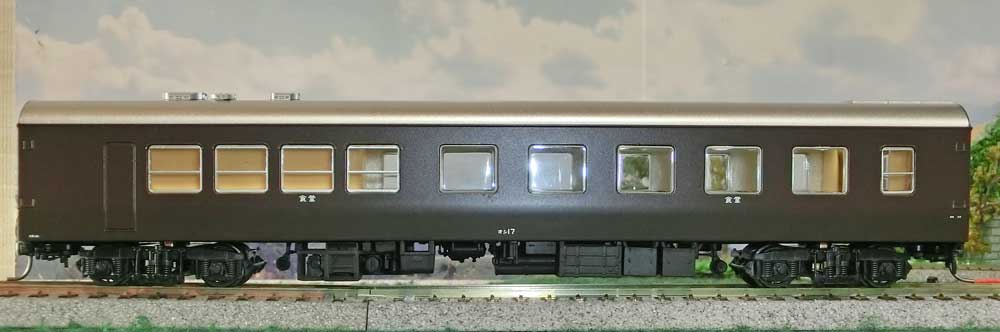 HO（16番）】天賞堂 10系客車 ナロ10とオシ17形のぶどう色2号を