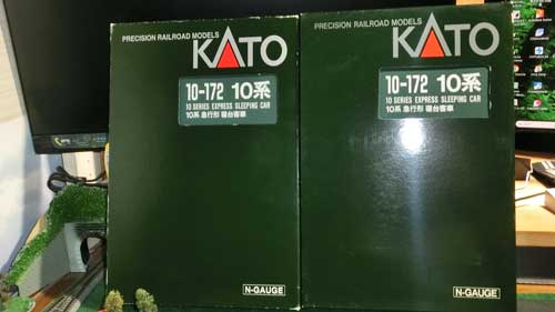 Nゲージ】KATO 10-172 10系 急行形寝台客車 が2セットに | 鉄道