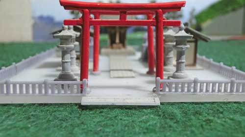 Nゲージ】神社にバージョンアップしてリフォーム2 | 鉄道模型を